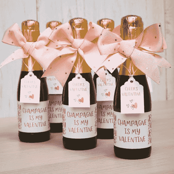 Mini champagne personalizada 