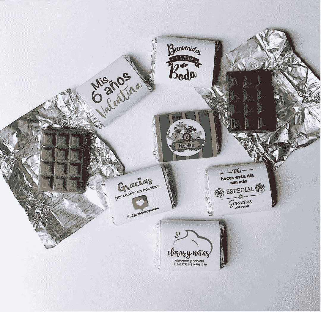 Chocolates personalizado 