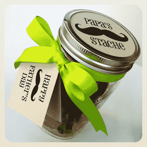 frasco con dulces personalizado
