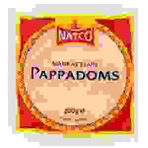 SNA0419 PAPPADOMS PLAIN MADRAS 200GR NATCO