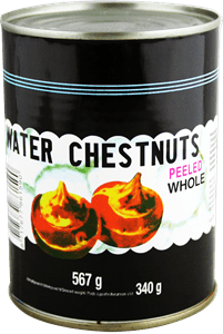 PRE0456 WATER CHESTNUTS WHOLE AEF 24X567GR