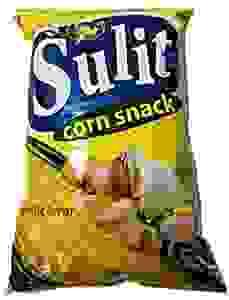 SNA0492 SULIT CORN SNACK GARLIC FLAVOR 50X100GR