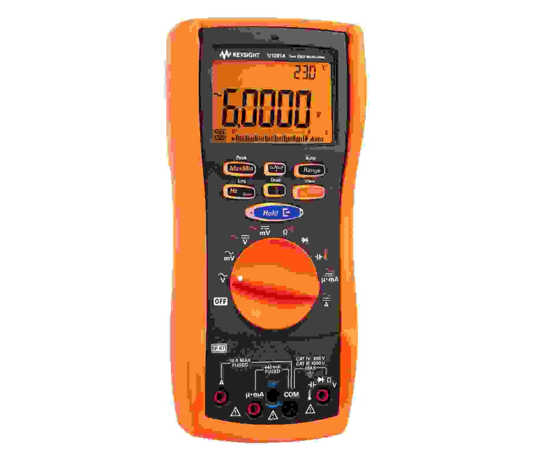 U1281A Handheld Digital Multimeter, 4 ½ Digit, IP67