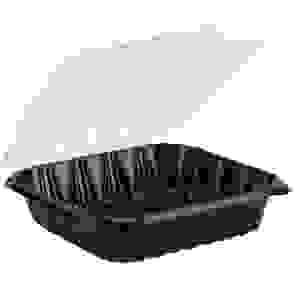[Sample Request]8"x8.3" 1-Compartment Plastic Hinged Take-Out Container