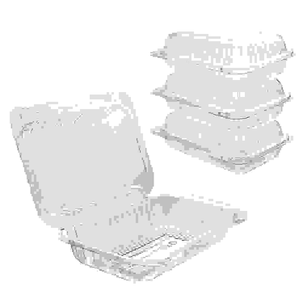 [Sample Request]9"x6" 1-Compartment Clear Plastic Hinged Take-Out Container