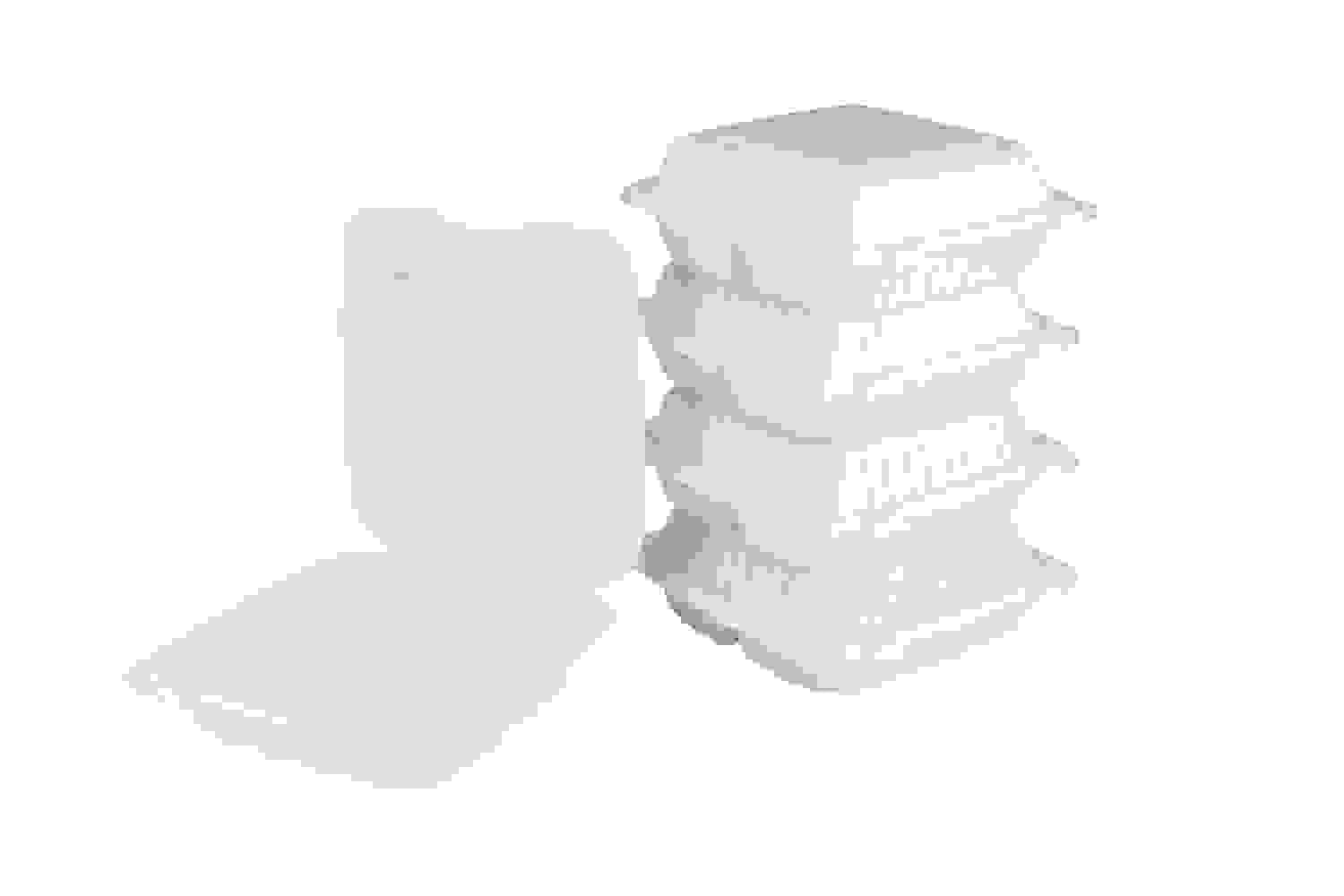 [Sample Request]8"x8" 3-Compartment Mineral-Filled Plastic Hinged Take-Out Container