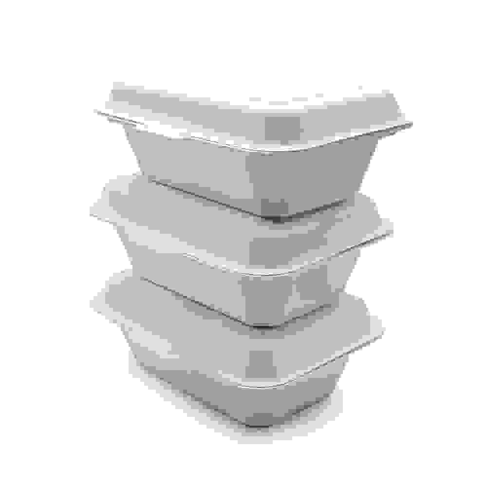 [Sample Request]7"x5.4"x2.7" Fiber Hinged Take-Out Container