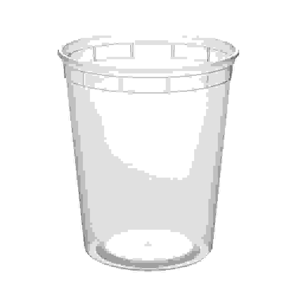 [Sample Request]24 oz. Translucent Plastic Deli Container and Lid Combo Pack