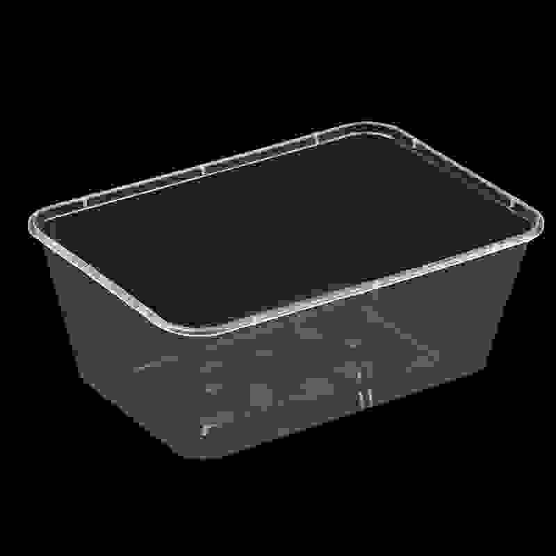[Sample Request]34 oz. Clear Rectangular Container - 500/Case