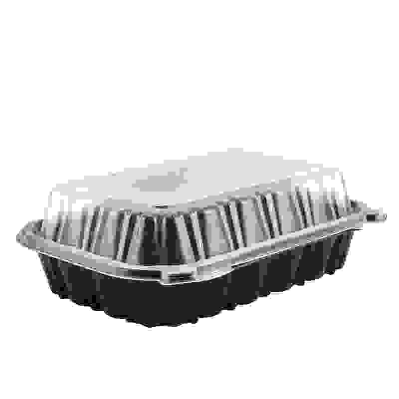 [Sample Request]9"x7" 1-Compartment Plastic Hinged Take-Out Container