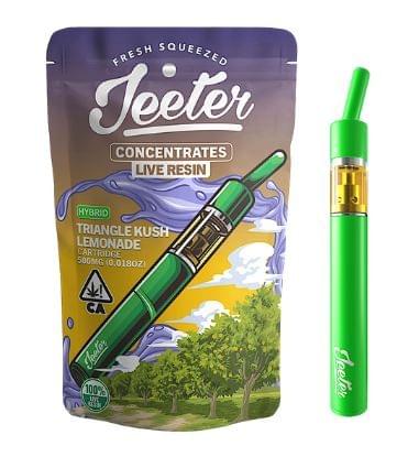Jeeter Juice Live Resin Disposable Vape - Triangle Kush Lemonade Hybrid Strain