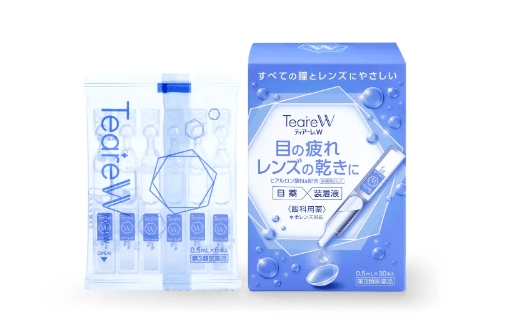 【日本直送】預訂商品 Teare W 拋棄式人工淚液 隱形眼鏡裝戴液 眼藥水 減緩眼部乾澀疲勞 玻尿酸 0.5mL×30支/盒裝 大阪實體藥妝店直送