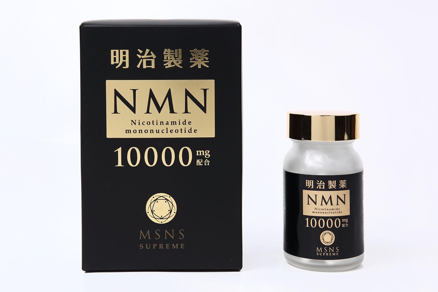 【日本直送】日本明治製藥 本土版 NMN10000mg 高含量 煙酰胺單核苷酸 增強型 補充劑高吸收 60粒 大阪實體藥妝店直送