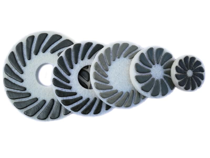 Fiber Polishing Pad for Concrete (Grit & Diameter Options)