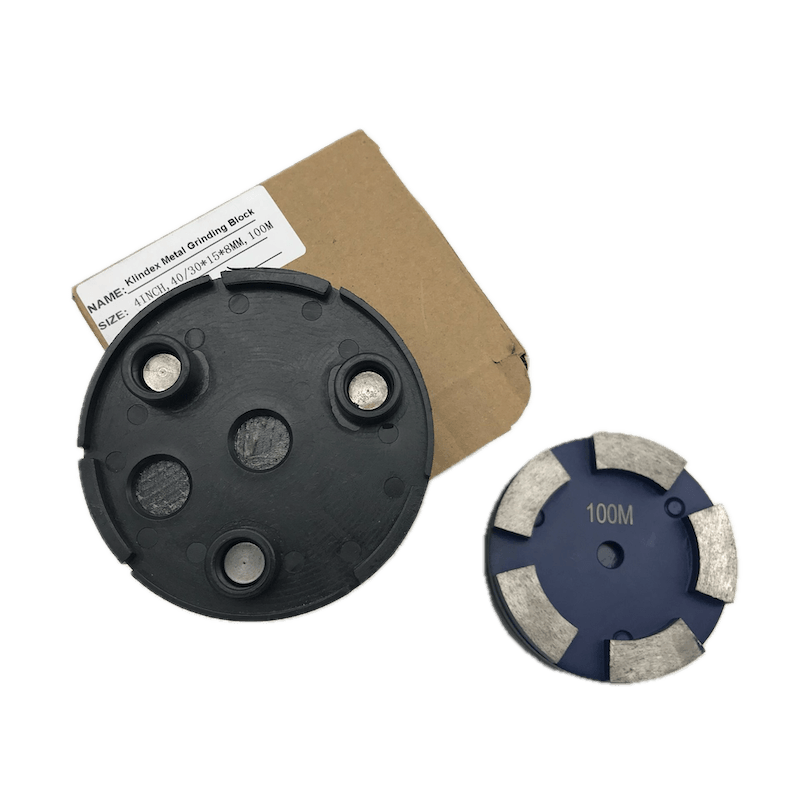 4” / 100mm 5-Segment Diamond Grinding Disc Puck for Klindex Grinders