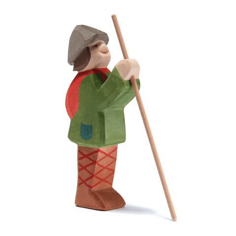 聖誕馬槽系列|站立的牧羊人(Shepherd Standing)木製手工公仔