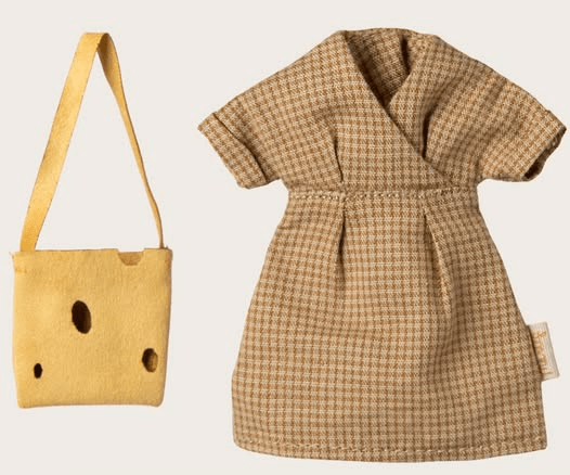 媽咪鼠洋裝加小黃包組| Dress and bag, Mum mouse