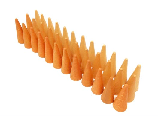 橘色小山丘組 36件組 Mandala Orange Cone