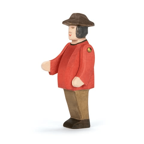 農場家庭系列|農夫先生(Farmer)木製手工公仔