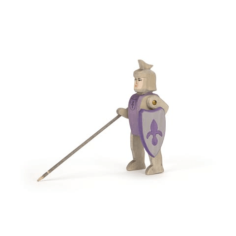 童話騎士系列|藍衣騎士(Knight riding blue)木製手工公仔
