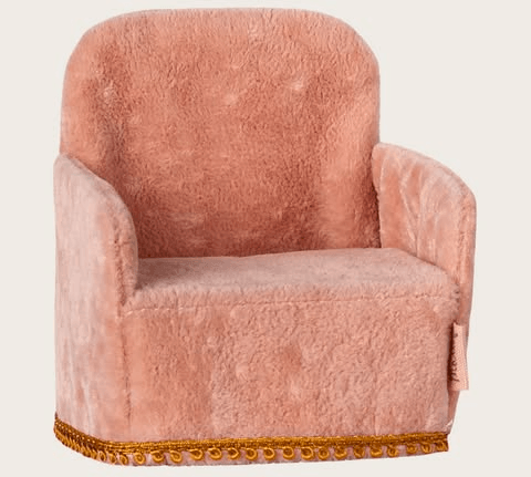 摺疊椅・玫粉紅(鼠用尺寸)Folding chair, Mouse - Rose