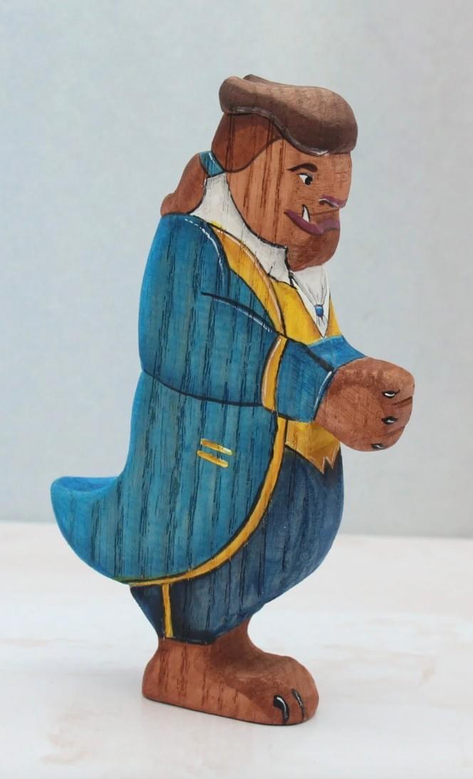 《限量版人偶》童話王子-美女與野獸之野獸王子 The Beast Wooden Figure / Limited Edition