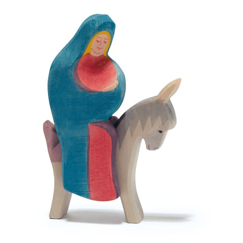 聖誕馬槽系列|瑪利亞與驢子(Mary on Donkey )(2件組)