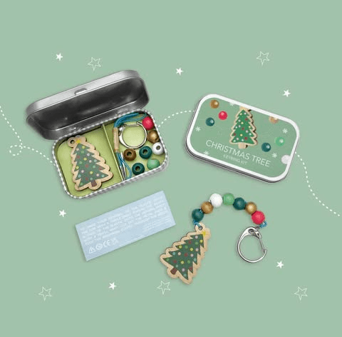《新品》 聖誕樹鑰匙圈組 Christmas Tree Keyring Gift Kit