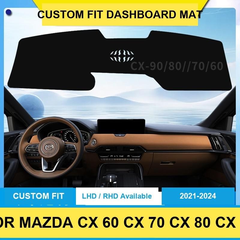 Premium Anti-Slip Dashboard Cover Dash Mat for Mazda CX-60 CX-70 CX-80 CX-90