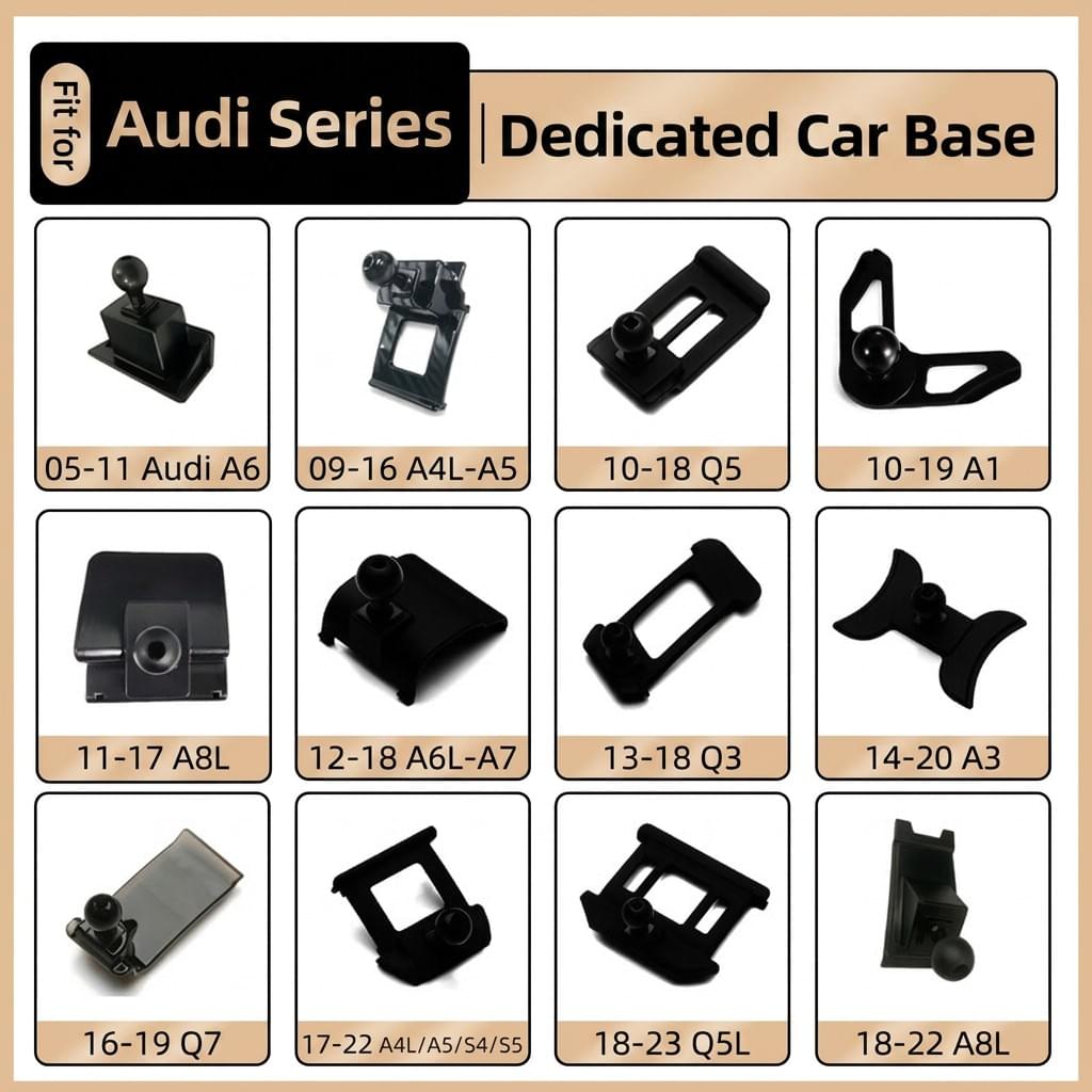 Audi Special Vehicle-Specific Phone Holder Base