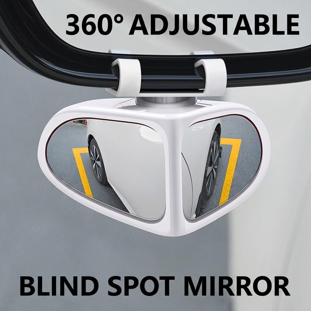360° Adjustable Wide-Angle Blind Spot Mirror for Cars