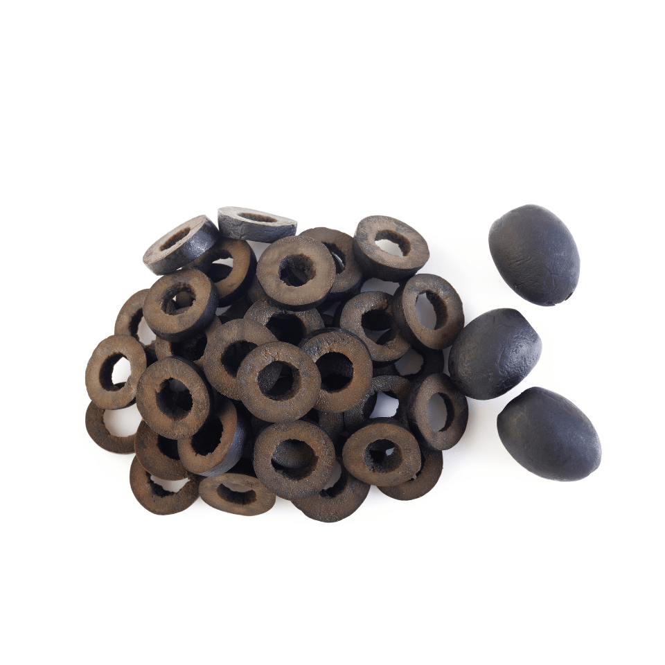 Italy Sliced Black Olives in brine #10