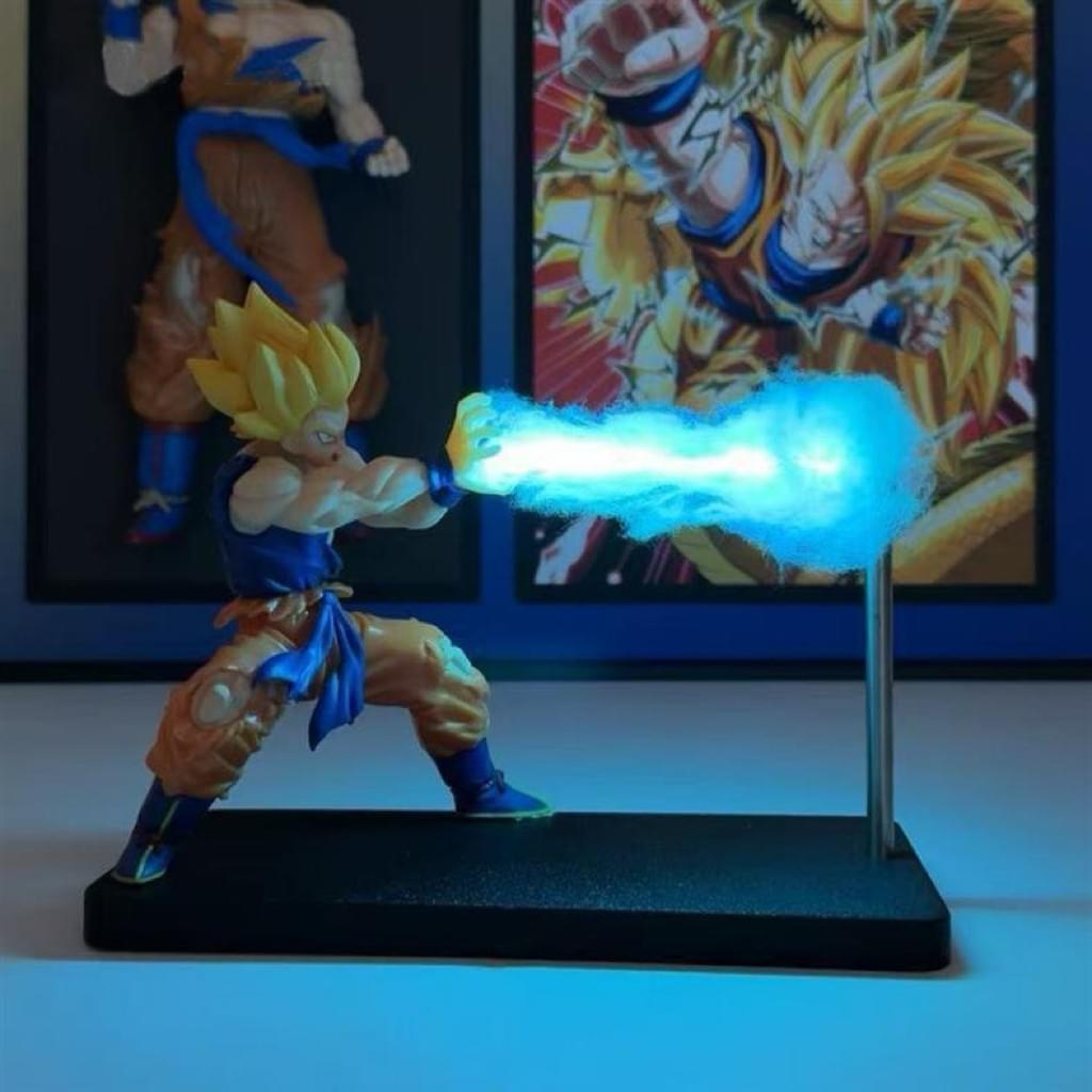 Dragon Ball Goku Kamehameha Magnetic Ambient Night Light Anime Collectible Decoration