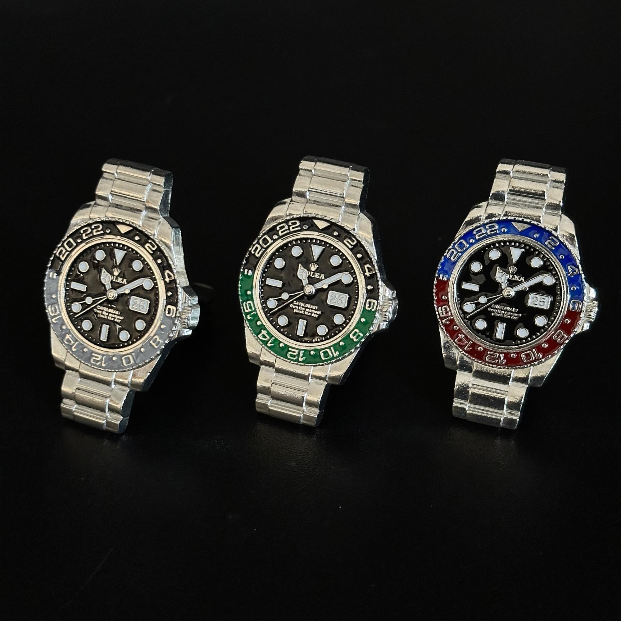 Luxury Rolex GMT-Master II Style Metal Car Air Freshener Dashboard Aromatherapy Diffuser