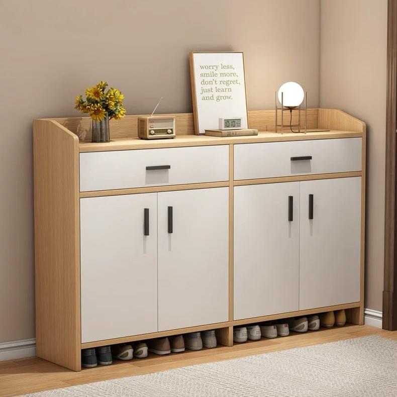 Minimalist Shoe Cabinet with 4 Sizes, Large Capacity Storage for Entryway Hallway & Balcony