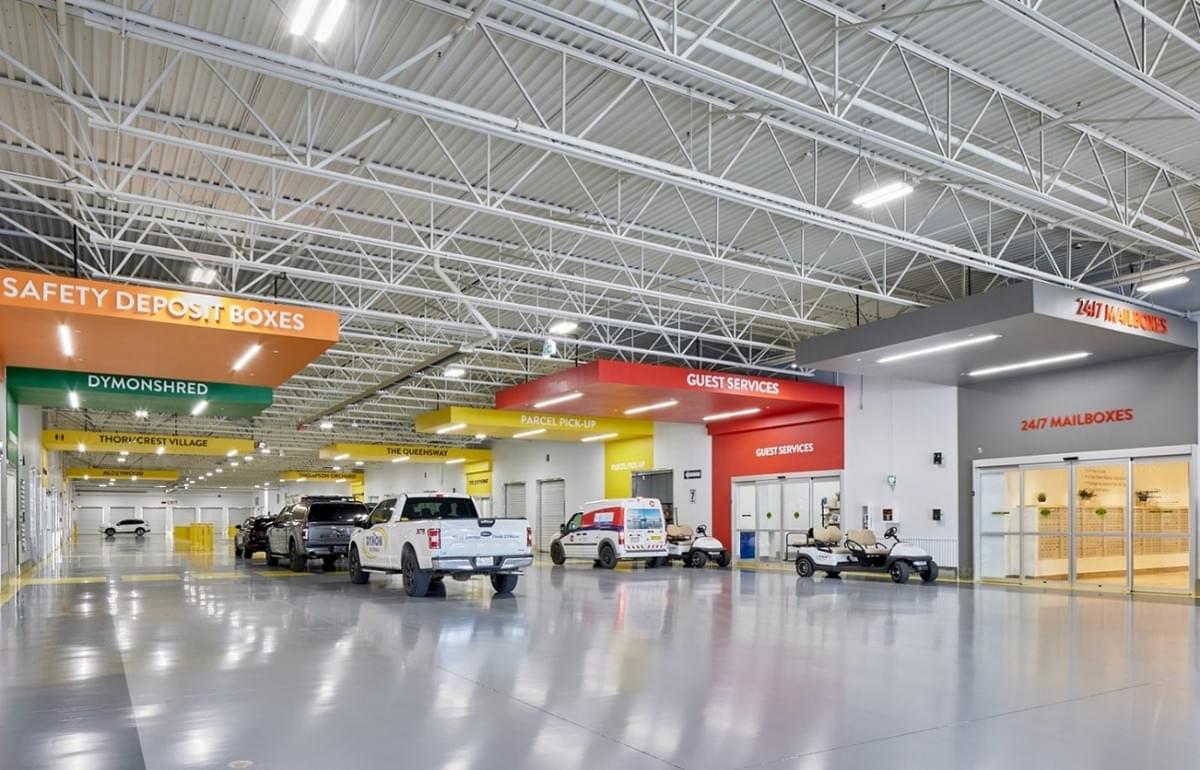 DYMON indoor heated storage facility