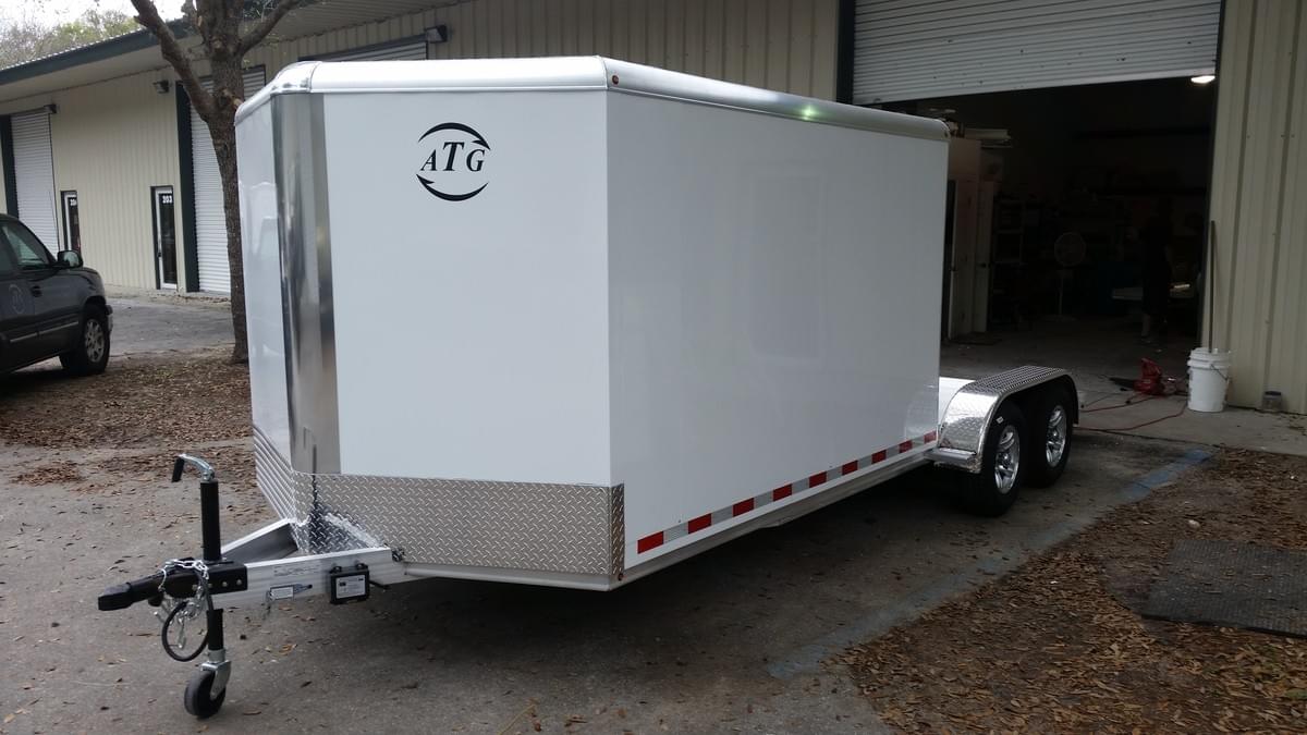 Custom aluminum cargo trailer
