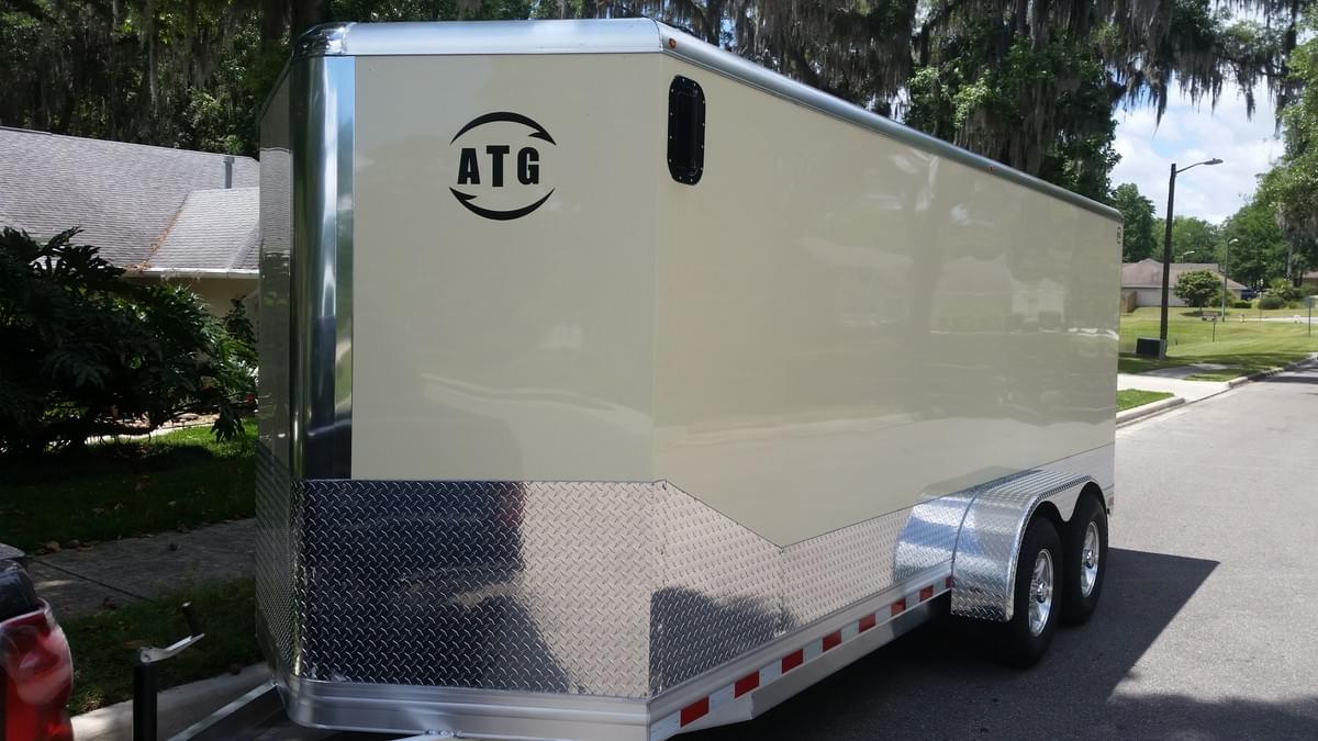 Custom ATG enclosed aluminum trailer