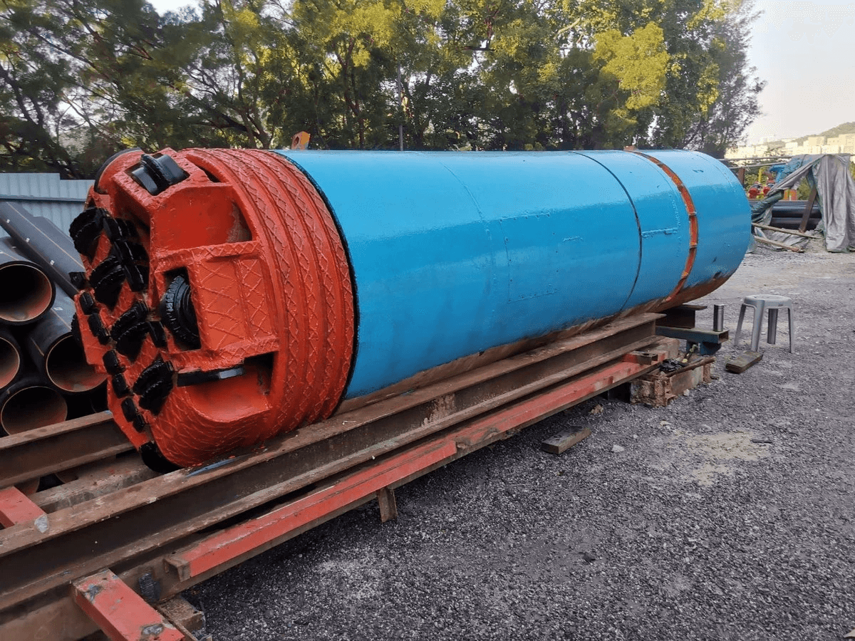 Blue TBM Cutterhead