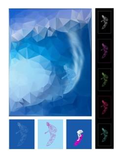 Wireframe Surfer Concepts