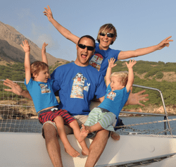 hollydays with kids in french polynesia