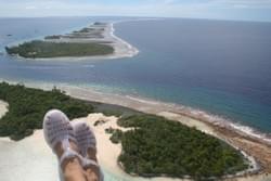 Passe de Fakarava vue du ciel