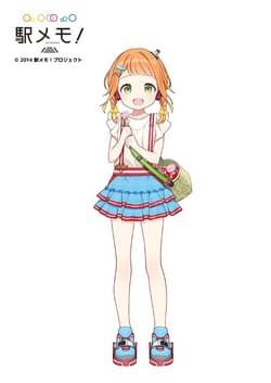 ゲームキャラクターイラスト「樽見あゆ」