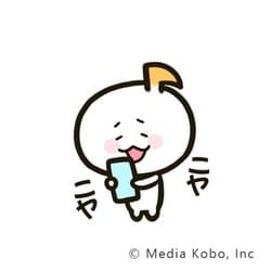 スタンプ用イラスト「ニヤニヤ」