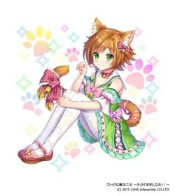 ゲーム用キャラクターイラスト「【猫々猫】シャマナ」