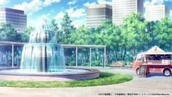 背景イラスト「公園・昼」