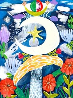 Moon and the Mushroom