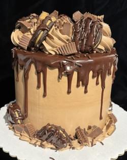 Reese's Oreo & Peanut Buttercup Mega Cake