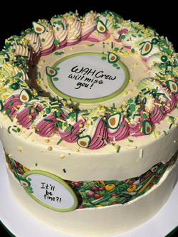 Veggie Faultline Cake