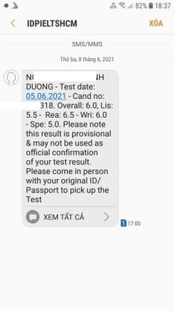 FEEDBACK IELTS ONLINE - HỌC LẠI FREE NẾU THI K ĐẠT - 0905834420